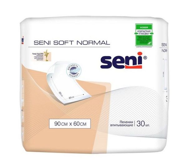Изображение товара Пеленки Seni Soft Normal 90*60 Пеленки Seni Soft Normal 90*60 фотография