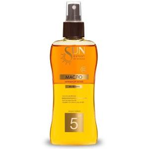 Масло-активатор загара Sun Expert SPF-5 двухфазное Krassa 180мл