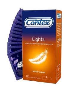 Презерватив contex №12 (lights) супертонкие