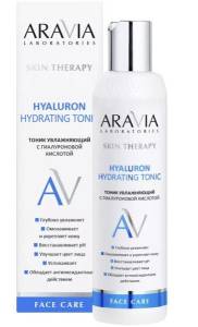 Тоник увлажняющий Hyaluron Hydrating Tonic с гиалуроновой кислотой Aravia Laboratories 200мл